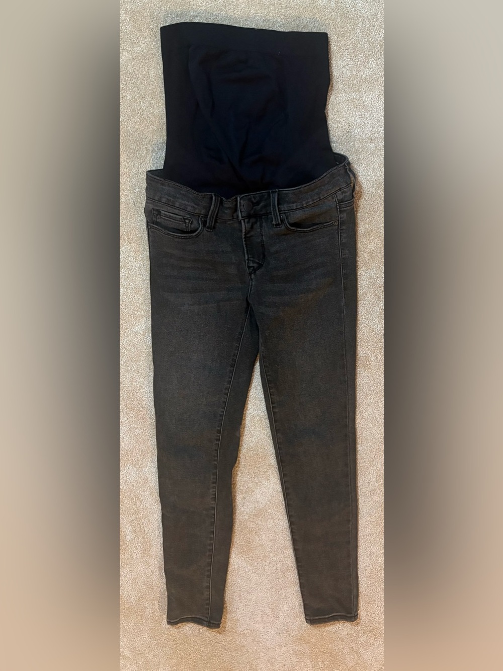 BLANQI Maternity Jeans Size 4 Black Over Belly Support